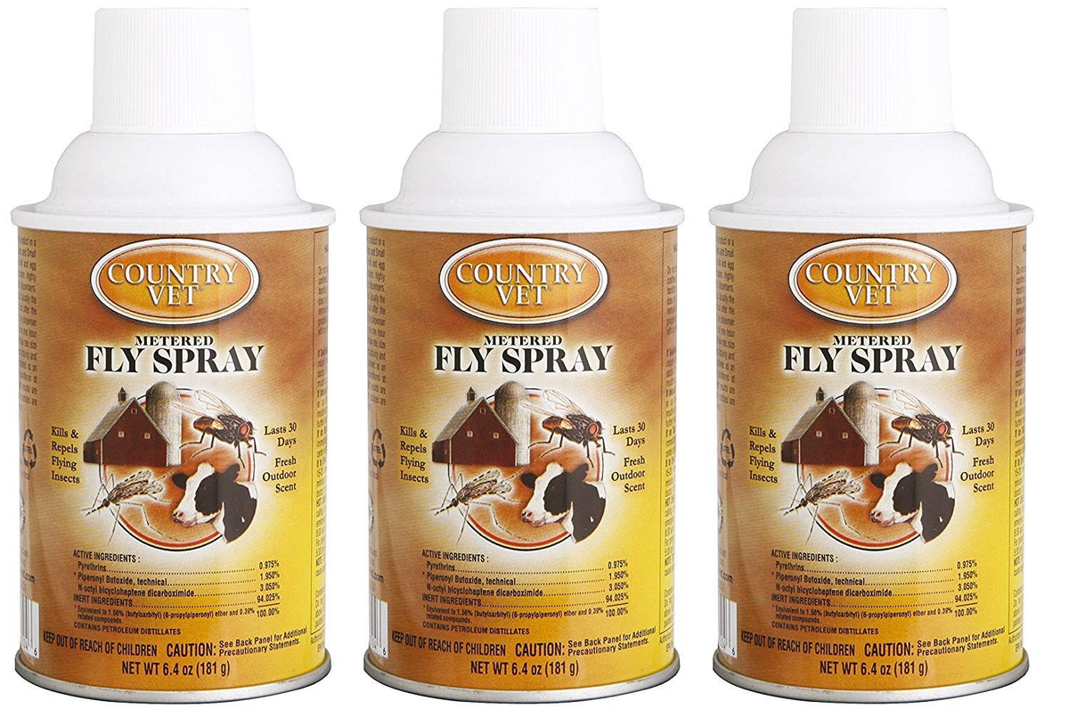 Metered Fly Spray, 3 ct