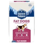 Natural Balance Pet Foods Fat Dogs Chicken and Salmon Formula Low Calorie Dry Dog Food 28 lb