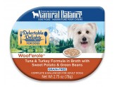 Natural Balance Pet Foods Delectable Delights Wooferole in Broth Dog Food 2.75 oz 24 Pack