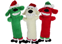 Multipet Loofa Santa(Assorted) 6 Inch