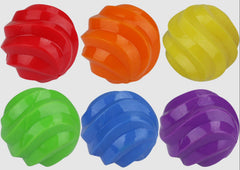 Multipet Spiral Balls Football(Assorted) 6.5 Inch