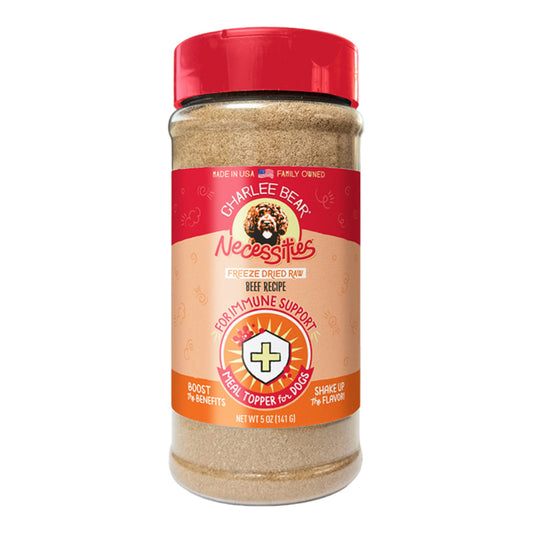 Charlee Bear Dog Necessities Beef Recipe - Immune Health Support Topper 5oz.