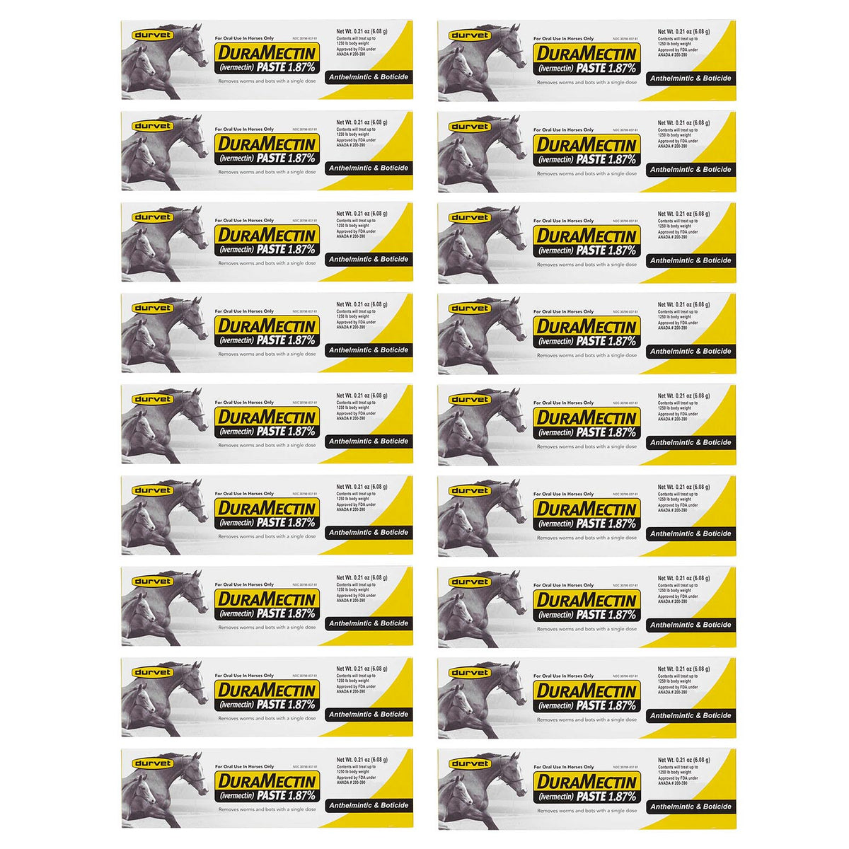 Duramectin Paste 6.08gm, 18pk