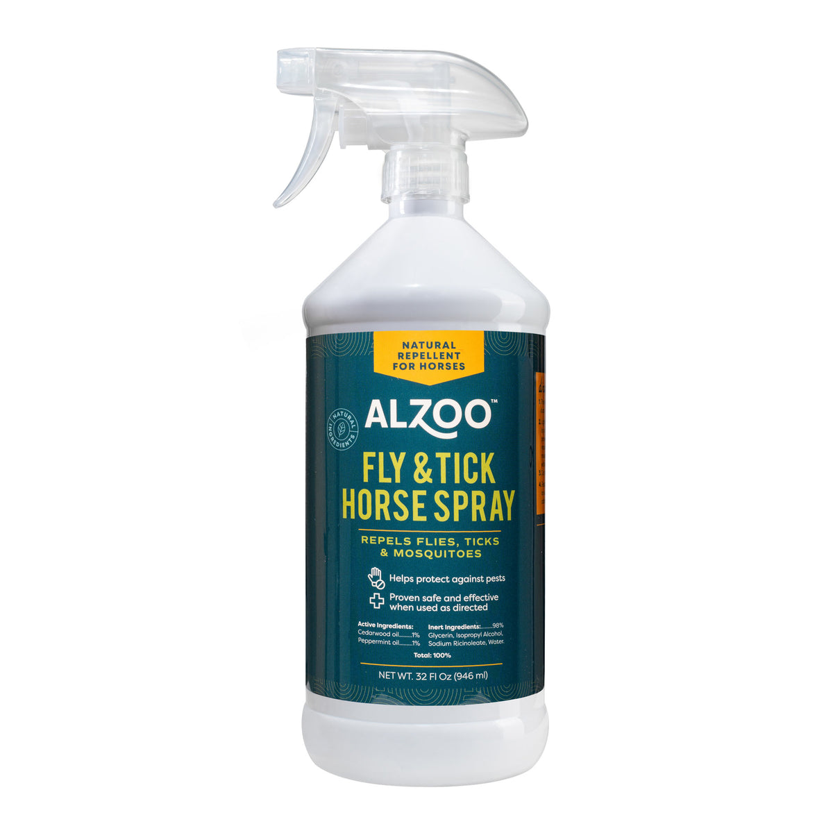 Plant-Based Fly & Tick Horse Spray 32oz