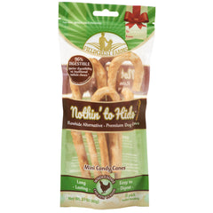 Fieldcrest Farms Nothin To Hide Mini Candy Cane Chicken Dog Treats Chicken 1ea/6 pk