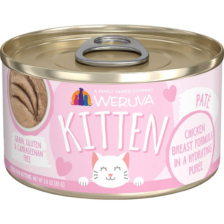Weruva Kitten Chicken Breast Formula in a Hydrating Puree 3oz. (Case of 12)