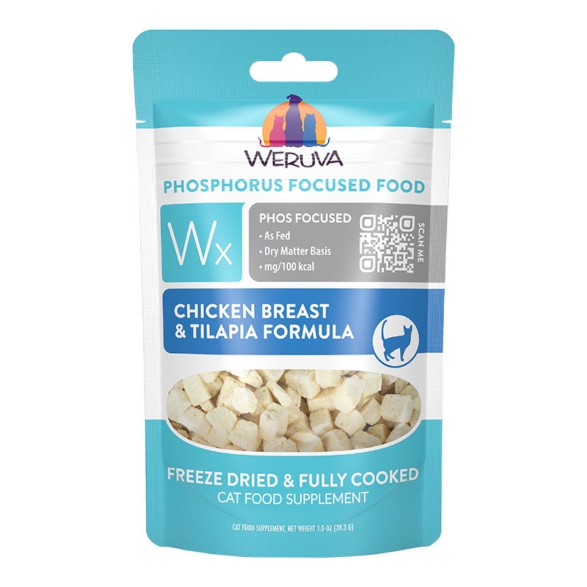 Weruva Cat Wx Freeze-Dried Chicken Breast & Tilapia 1oz.