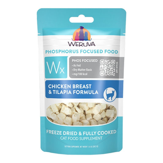 Weruva Cat Wx Freeze-Dried Chicken Breast & Tilapia 1oz.