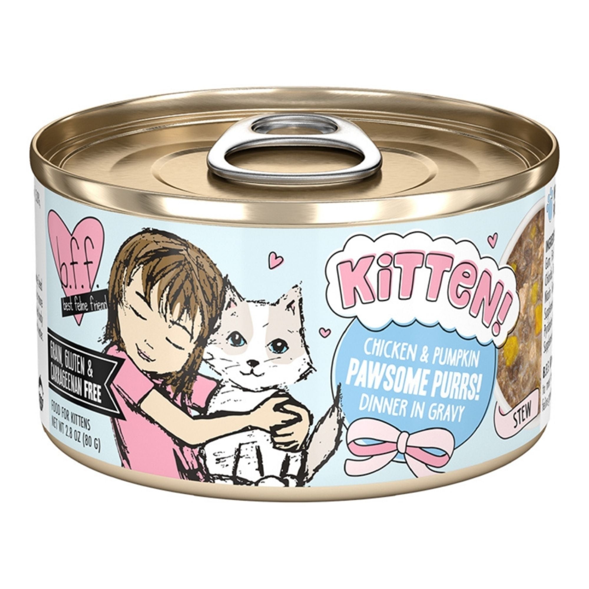 Bff Kitten Pawesome Purrs Chicken & Pumpkin 2.8oz. (Case of 12)