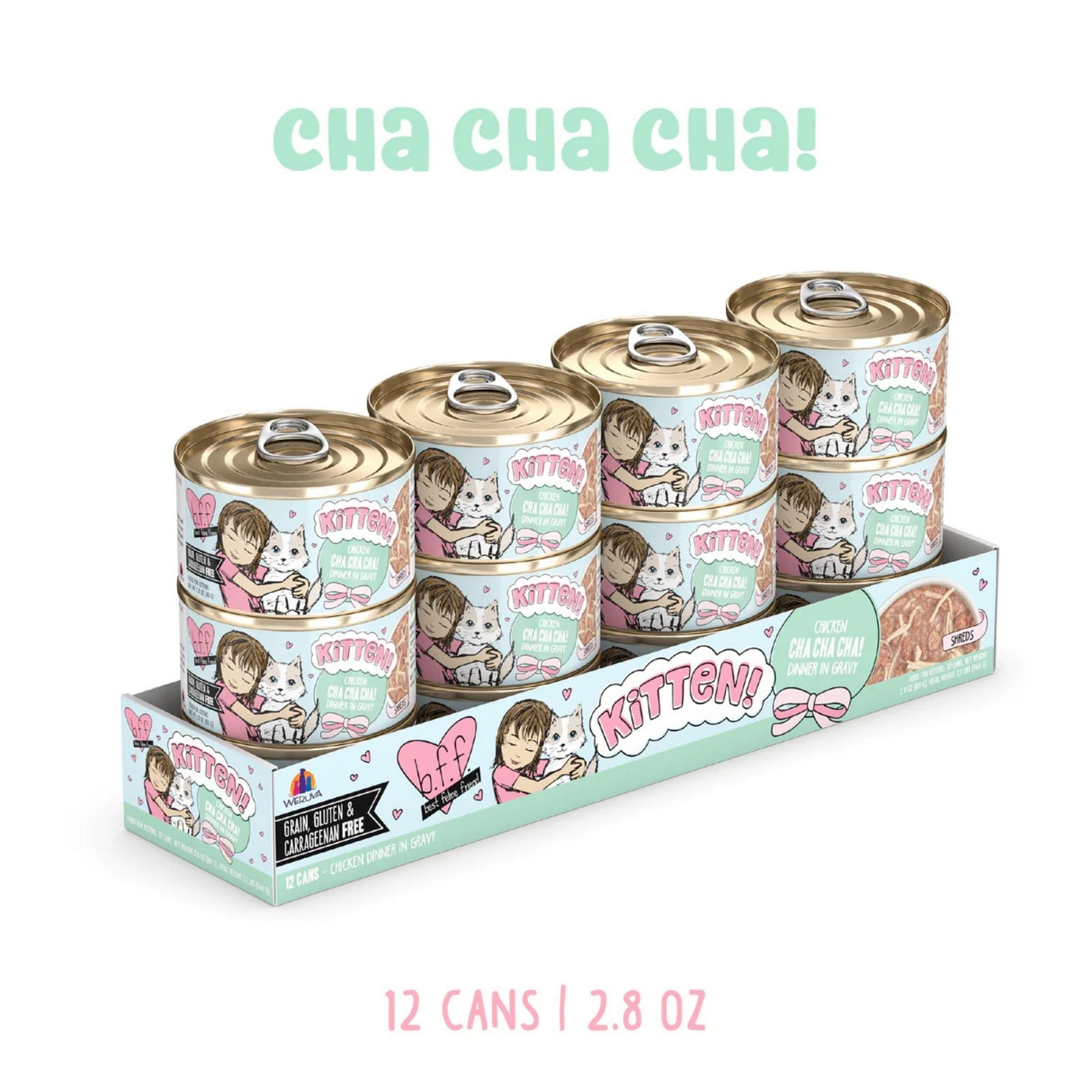 Bff Kitten Cha Cha Cha Chicken 2.8oz. (Case of 12)