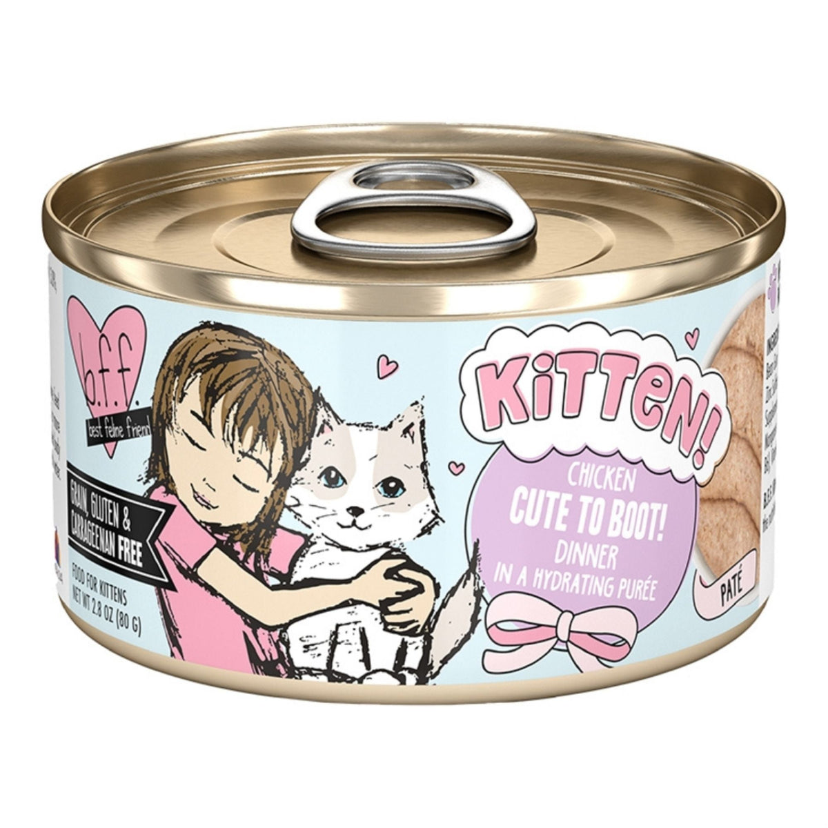 Bff Kitten Cute To Boot Chicken 2.8oz. (Case of 12)
