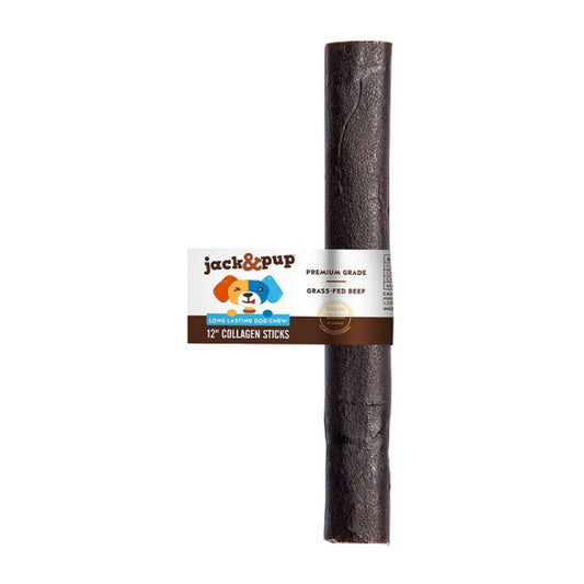 Jack & Pup Dog 6" Collagen Stick 50Ct Display Box
