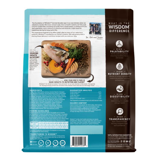 Earth Animal Dog Wisdom Air-Dried From The Sea 8 Lb