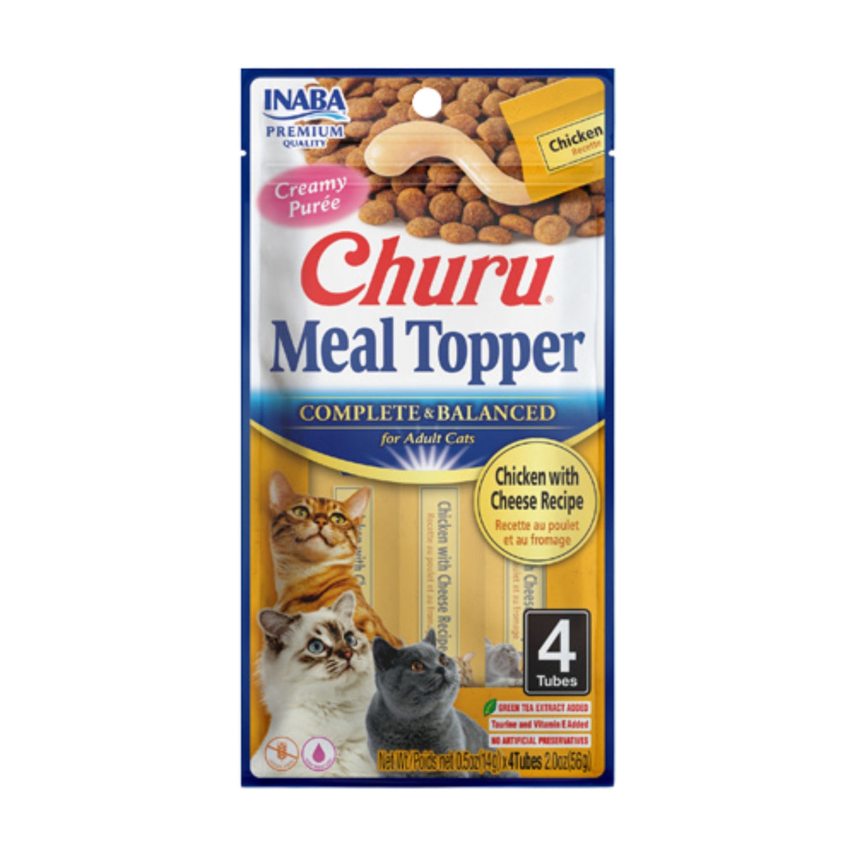 Inaba Churu Meal Topper Cat 2oz. Chicken Cheese