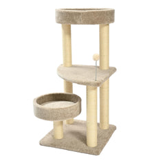 Max & Marlow Multi Level Carpet Cat Tower 1ea/36 in.