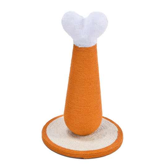 Max & Marlow Apple Novelty Cat Scratcher Drumstick, 1ea