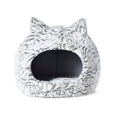 Max & Marlow Cat Dome w/ Ears Gray, 1ea