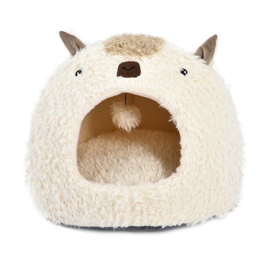 Max & Marlow Dome Cat Cave Cow, 1ea