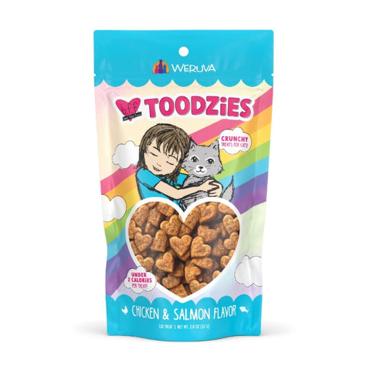 BFF Cat Toodzies Crunchy Chicken & Salmon Treats 2oz.