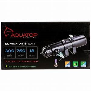 Aquatop Eliminator Series InLine UV Sterilizer Black, 1ea/36 W