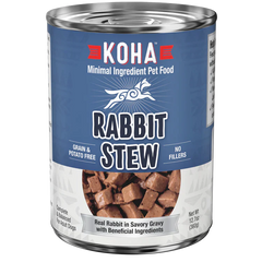 Koha Dog Grain Free Stew Rabbit 12.7oz. (Case of 12)