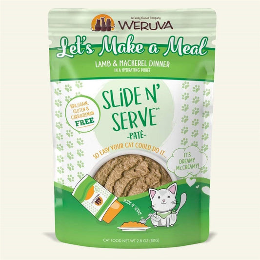 Weruva Cat Pates Lets Make a Meal Lamb and Mackerel Dinner 5.5oz. (Case Of 12)