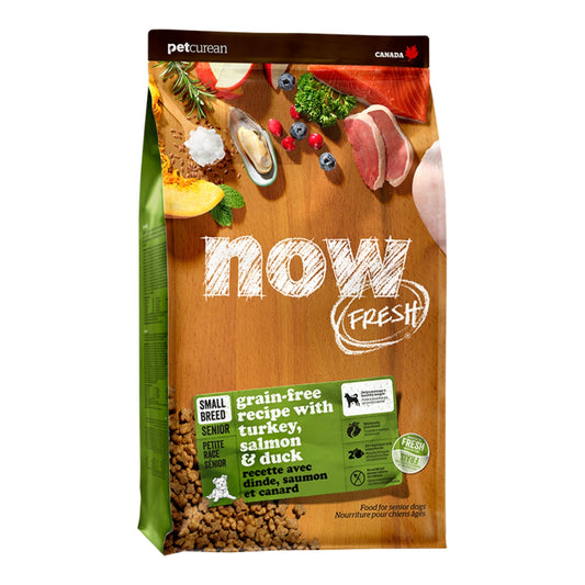 Now Fresh Dog Grain Free Senior Small Breed Turkey 12Lb