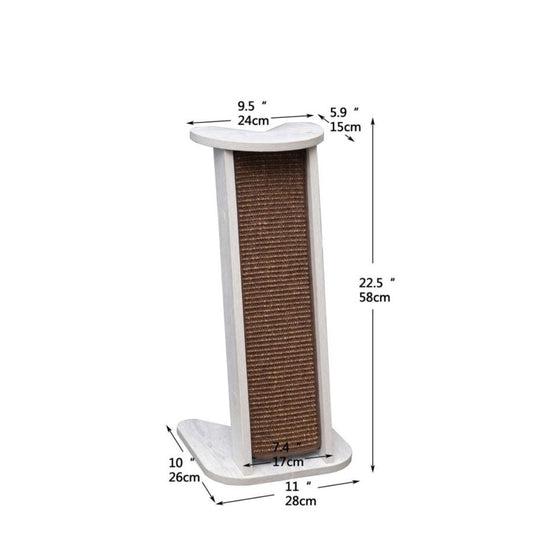 PetPals Wafer Sofa Protector & Scratcher Grey 23 in, 2 pk