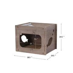 PetPals Jodie Condo Cat Scratcher Brown 14.5 in