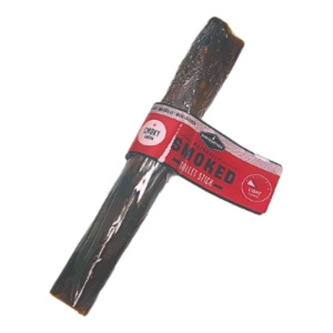 Barkworthies Dog Smoked Beef Gullet 6 Inch 75 Count