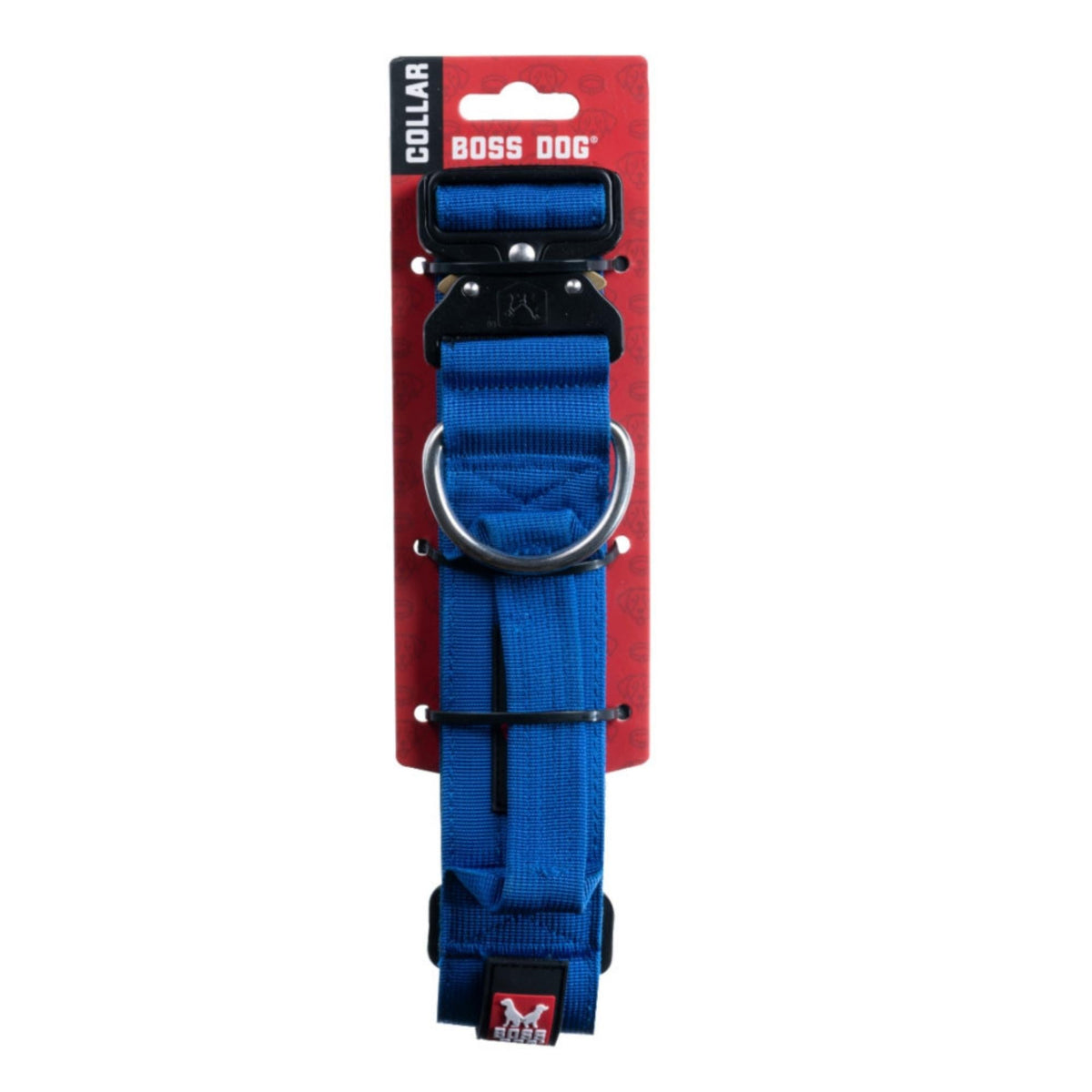 Boss Dog Tactical Adjustable Dog Collar Blue, 1ea/XL, 2028 in