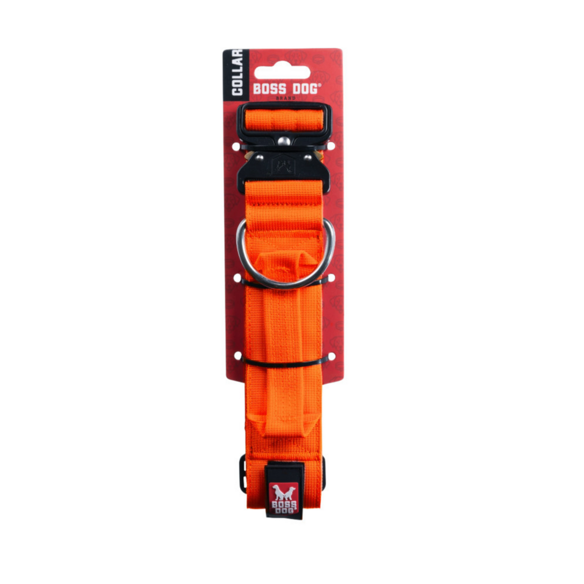 Boss Dog Tactical Adjustable Dog Collar Hunter Orange, 1ea/LG, 1722 in