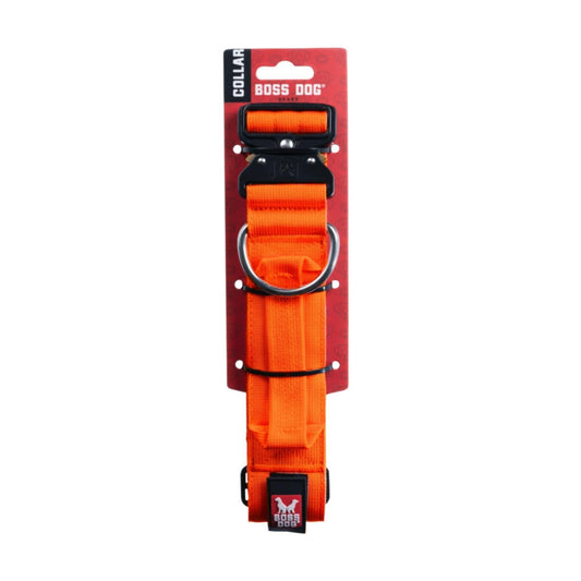 Boss Dog Tactical Adjustable Dog Collar Hunter Orange, 1ea/XL, 2028 in