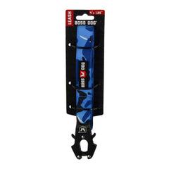 Boss Dog Tactical Dog Leash Blue Camo, 1ea/4 ft Default Title