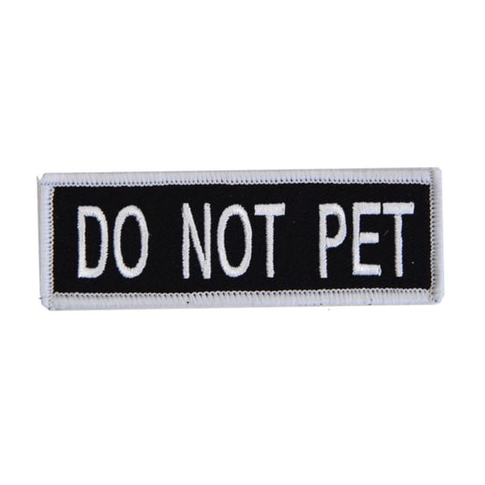 Boss Dog Tactical Harness Patch Do Not Pet, 1ea/SM