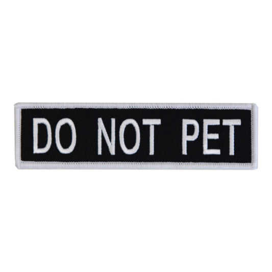 Boss Dog Tactical Harness Patch Do Not Pet, 1ea/LG