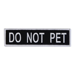 Boss Dog Tactical Harness Patch Do Not Pet, 1ea/LG
