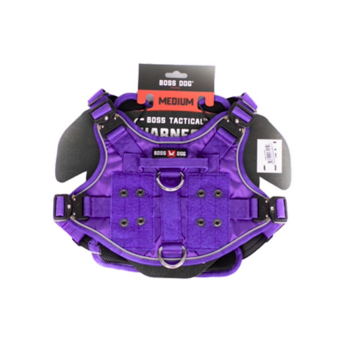 Boss Dog Tactical Dog Harness Purple, 1ea/MD