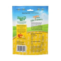 Emerald Pet Pumpkin Harverst Trainers Banana Chewy Dog Treats 6oz.