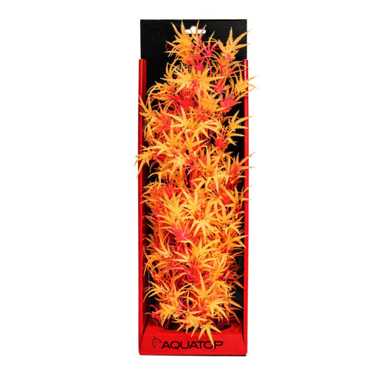 Aquatop Vibrant Fluorescent Cannabis Plant Tangerine 16in