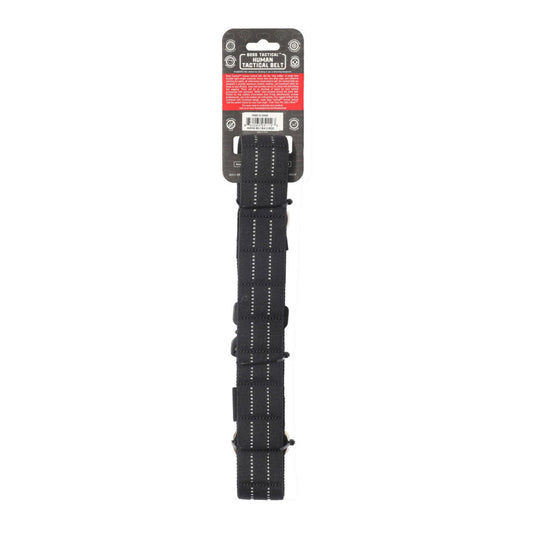 Boss Dog Human Boss Tactical Utility Dog Walker Belt Black, 1ea/SM 2832In Waist