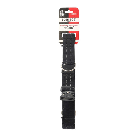 Boss Dog Human Boss Tactical Utility Dog Walker Belt Black, 1ea/MD 3236In Waist