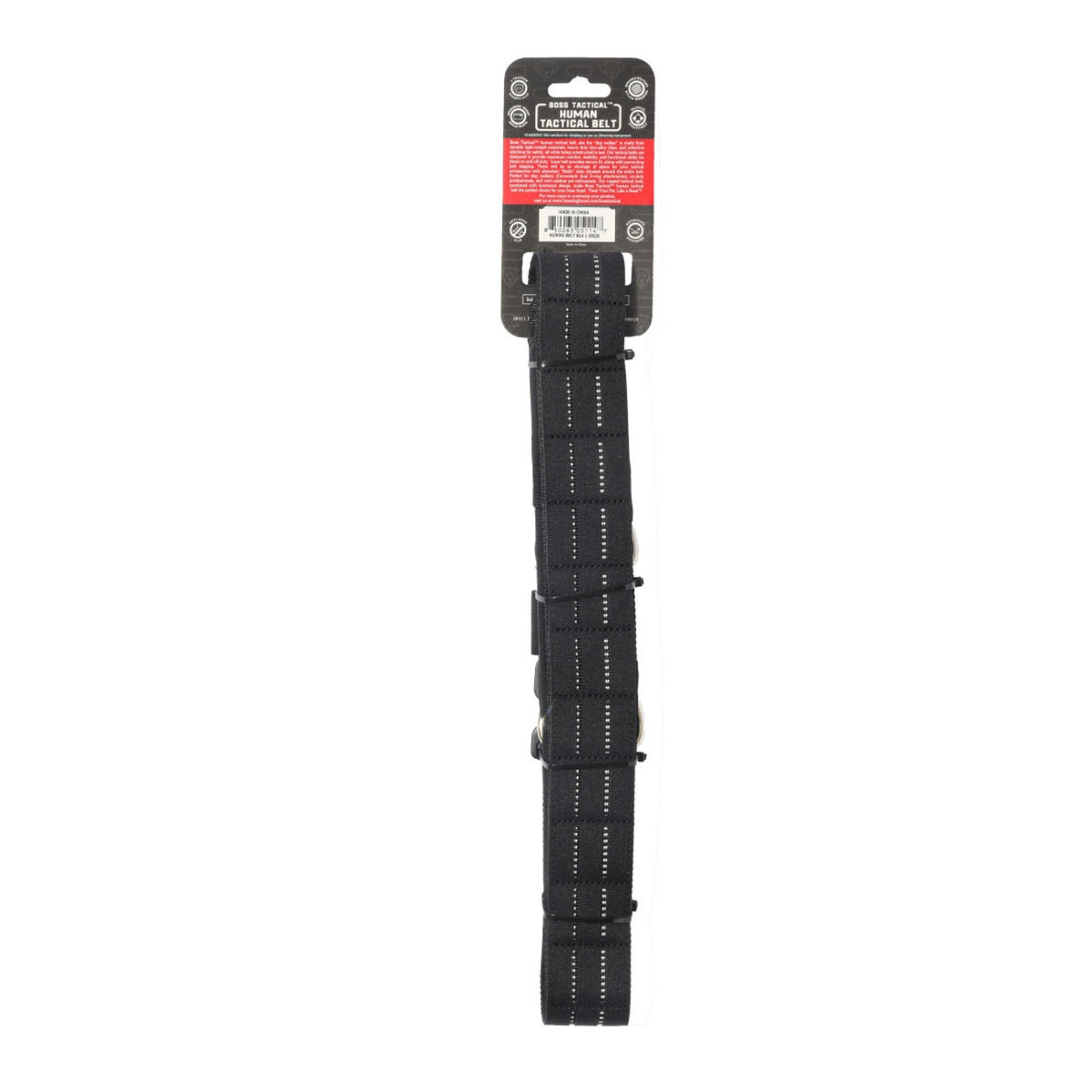 Boss Dog Human Boss Tactical Utility Dog Walker Belt Black, 1ea/LG 3640In Waist
