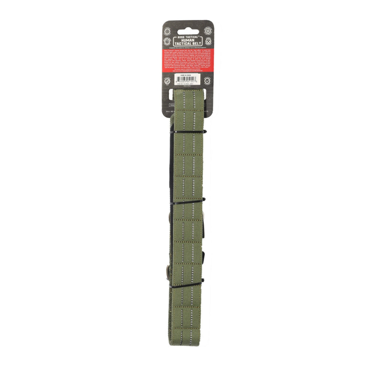 Boss Dog Human Boss Tactical Utility Dog Walker Belt Green, 1ea/LG 3640In Waist