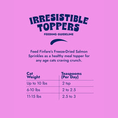 Finfare Cat 6oz. Freeze-dried Smoked Salmon Sprinkles Topper