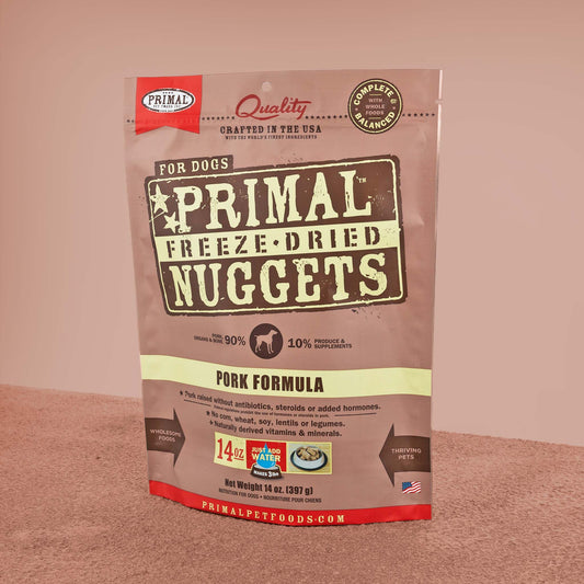 Primal Dog Freeze-Dried Nuggets Pork 5.5oz. Default Title