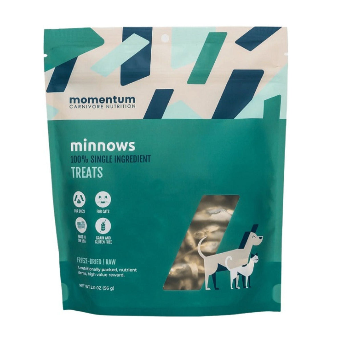 Momentum Carnivore Nutrition Dog 2oz. Minnows