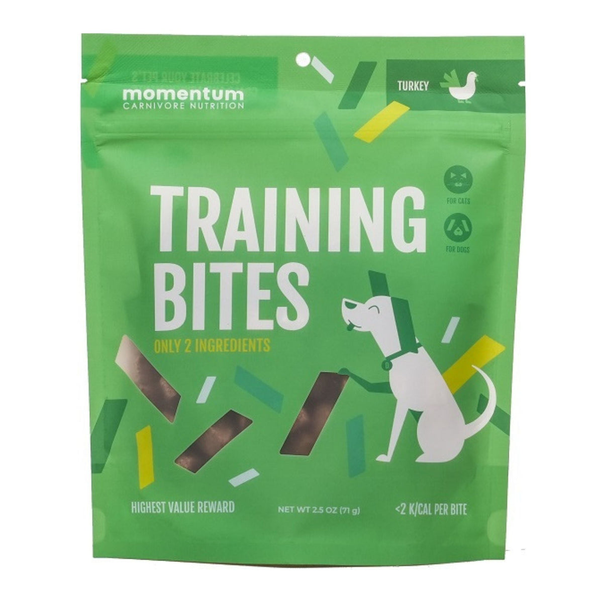Momentum Carnivore Nutrition Dog 2.5oz. Turkey Training Bites