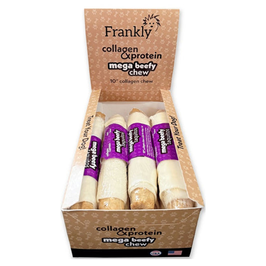 Frankly Dog 10" Steak Mega Beefy Taquito 8Ct Display Box