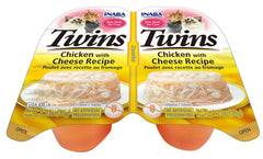 Inaba Cat Twin Cups Chicken Cheese 6Ct-2.46Oz